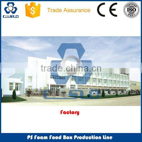 Disposable lunch box making line