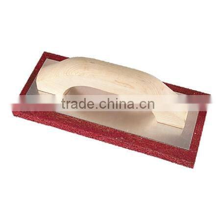 heart round shape bricklaying trowel with wood handle plaster trowel