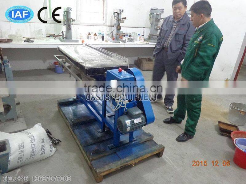 High capacity Small Size Gravity Shaking Table,Laboratory Ore Dressing Aluminum alloy Shaking Table