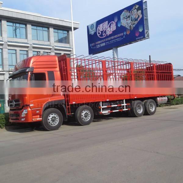 290HP DONGFENG 8*4 Stake Box Truck 45 ton