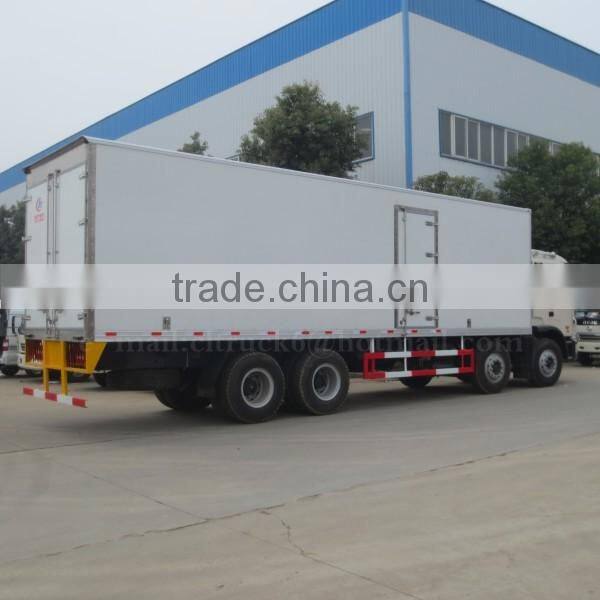 260hp 8*4 JAC Cooling Box Truck 30 ton