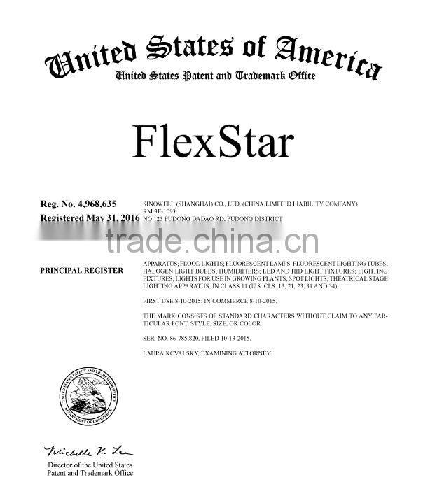 ETL Listed FlexStar Flexible Lighting Range 1000w HPS/MH Double-Ended Grow Light
