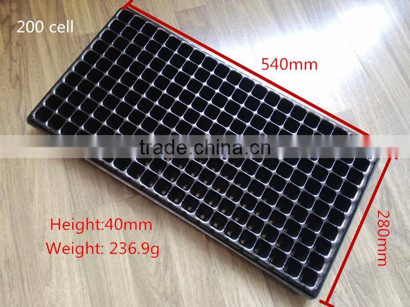 32 cell, 200 cell biodegradable seed cell propagation plug tray