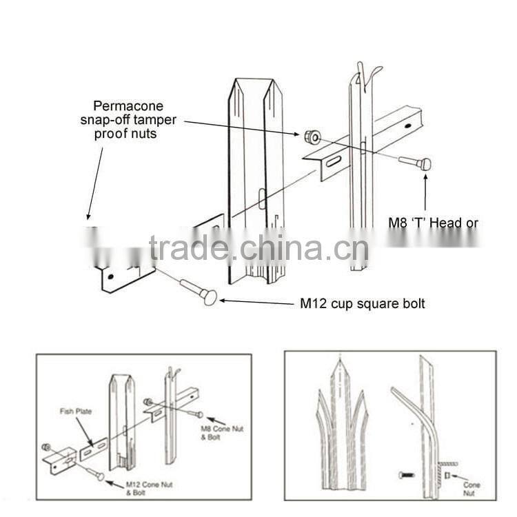 TYT Powder Coating Strong Retaining Walls Fencing