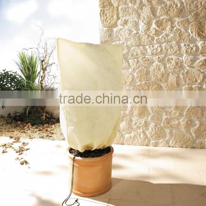 Decorative light outdoor plant pot cover
