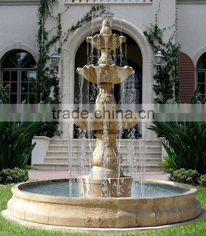 Hand carved water fountain marble for sale