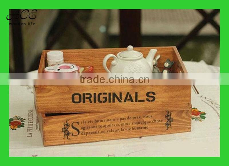 Custom wooden storage box