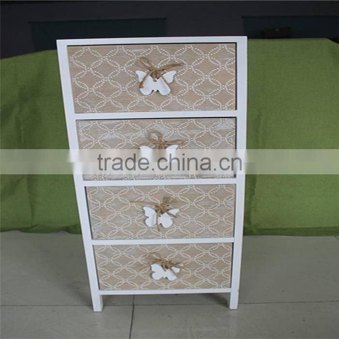 Unfinished multi-function wood ambry for four hole