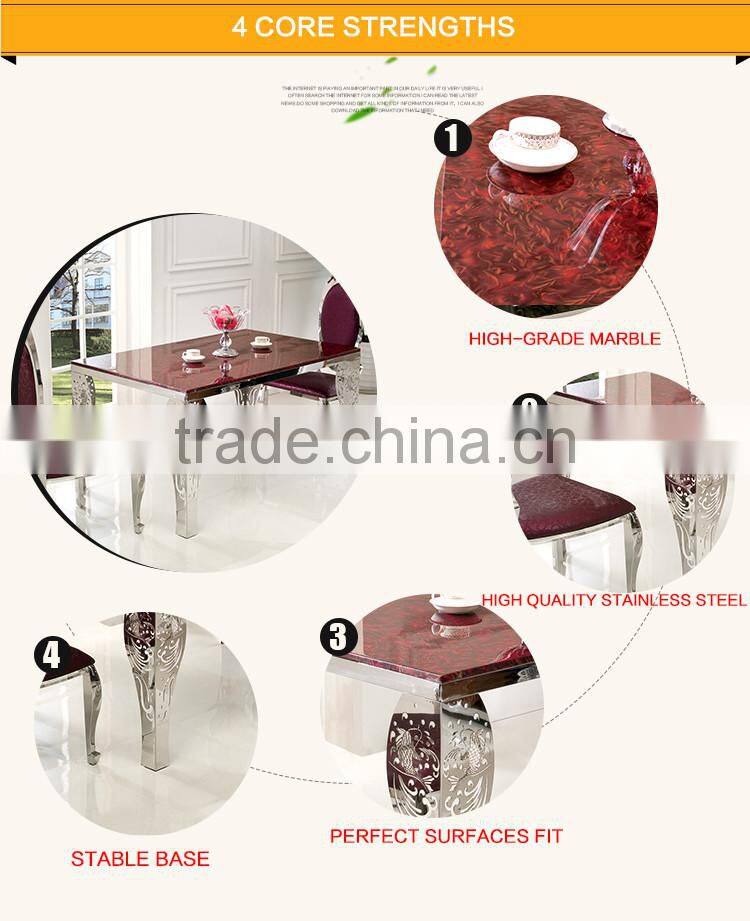 TH348 Stainless Steel Modern Designer Dining Tables