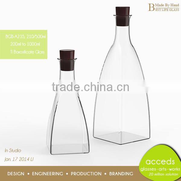 Professional Designer Square Bottom Soft Drink Glass
