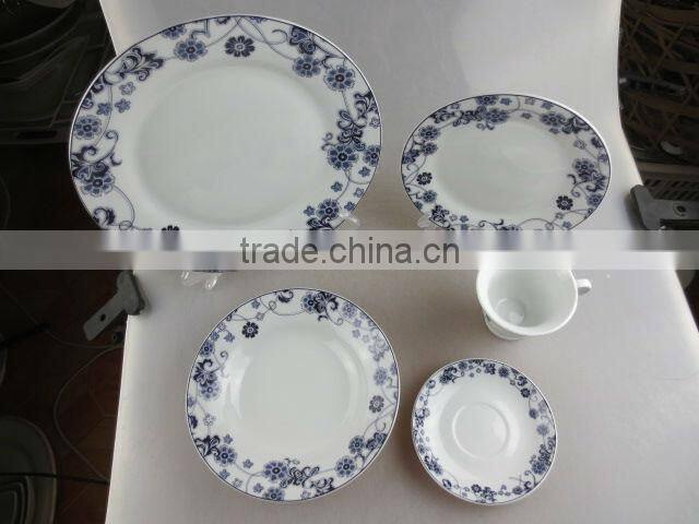 30 pcs porcelain decal dinner set