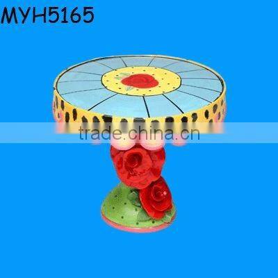 Party Decorative High Heels Cake Stand with Red Roses and Striped Socks