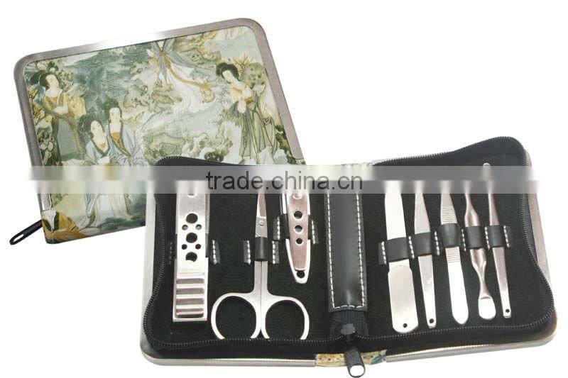 8 pcs classical stainless steel manicure set