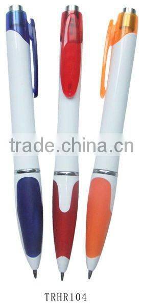 Good selling plastic hot design ball point pen
