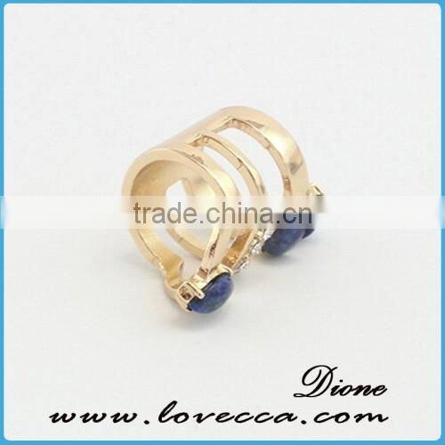2016 fashion design wholesale new gemstone ring