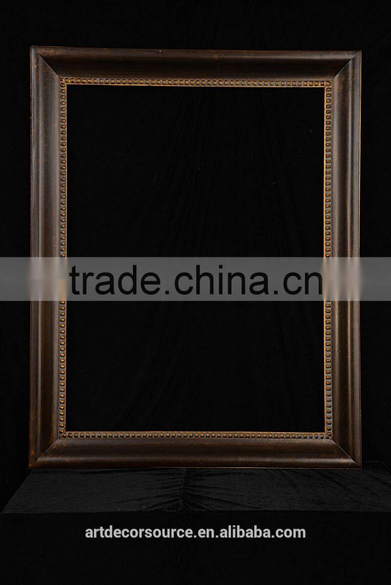 Gold Leaf Photo Frame with Beads