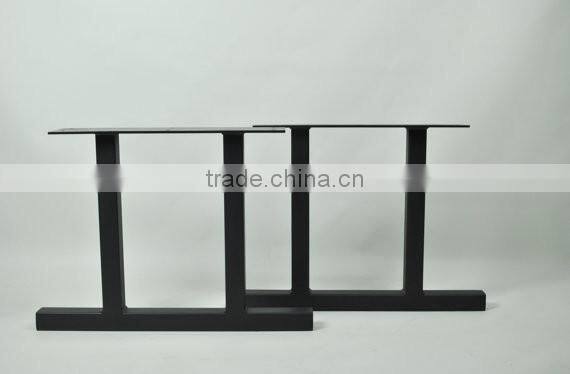 16 inch outdoor garden table leg metal iron double T shape bench leg