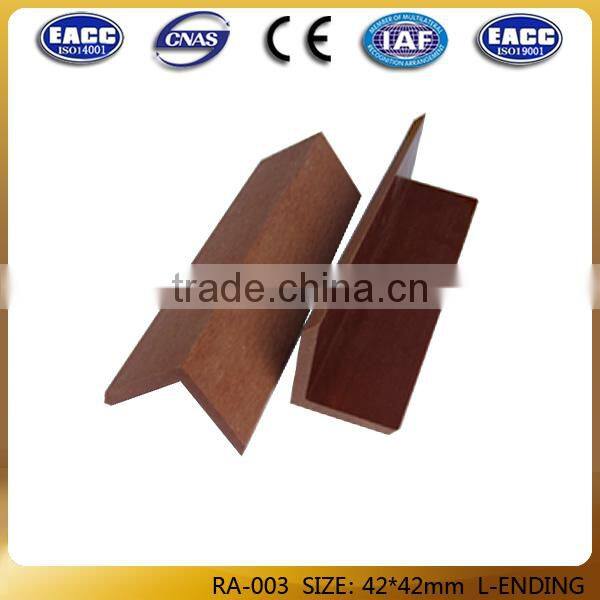 Bifrost wpc CE,ISO,TUV,SGS Certification wpc waterproof best price composite decking end caps