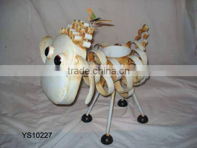 Garden sheep handmade by sheet metal