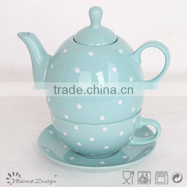 1800ml eiffel tower ceramic tea pot