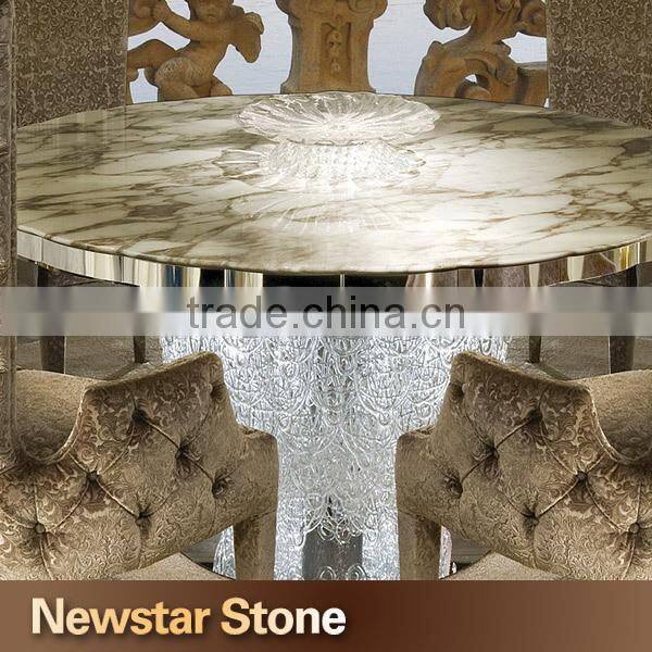Natural onyx marble stone table top design
