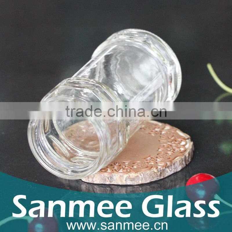 Supplies Anhui Glassware Factory 260ml Transparent Glass Pot,Glass Jam Jars