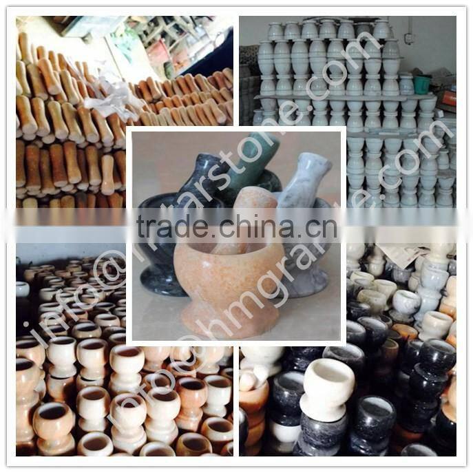HOT SALE natural granite stone mortar and pestle for Europe market