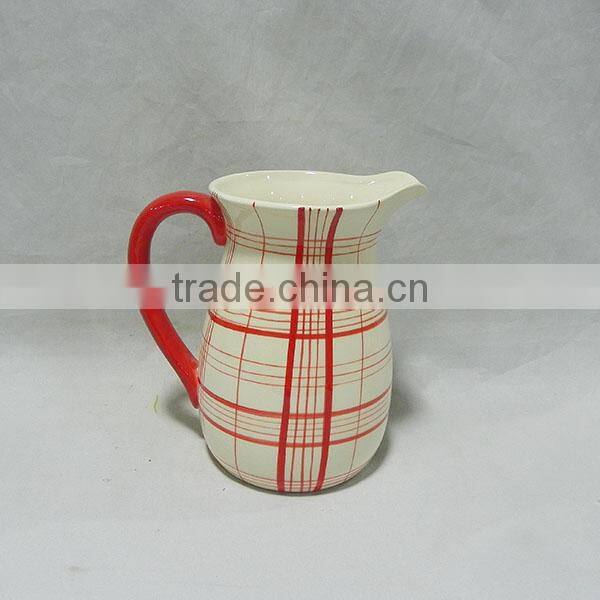 indian ceramic water jugs antique with side handle