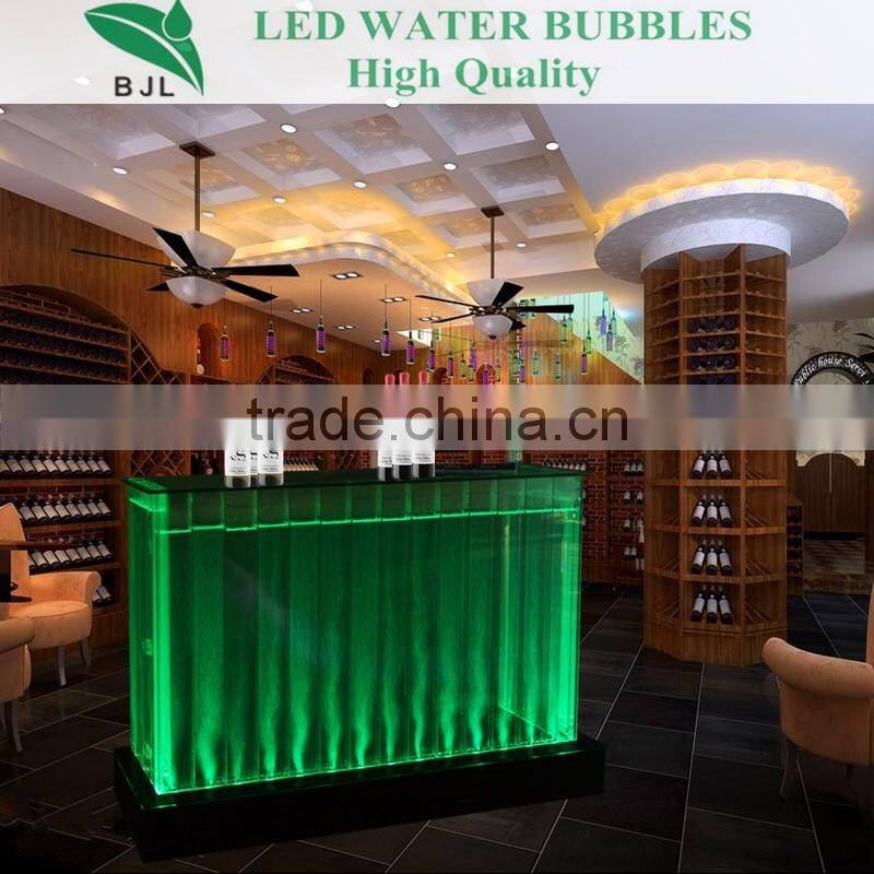 useful lighted acrylic display case reception desk