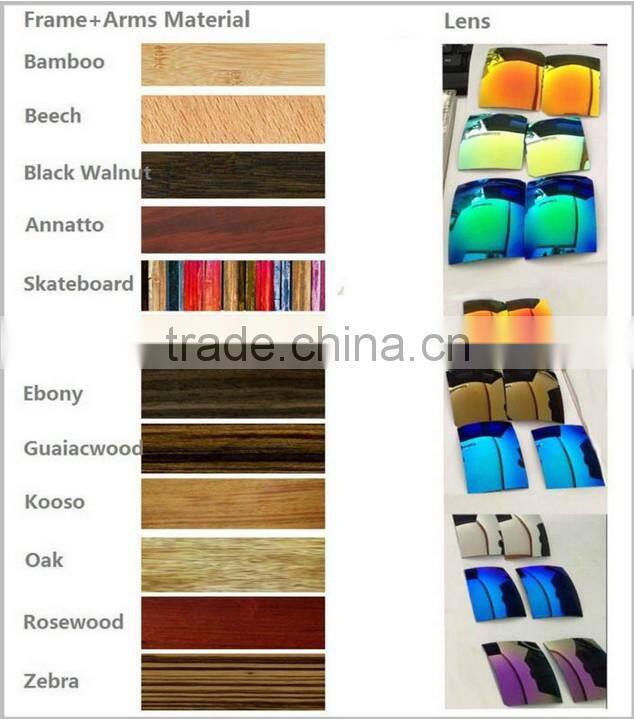 custom produce acetate leg, wooden frame sunglasses, FDA&CE