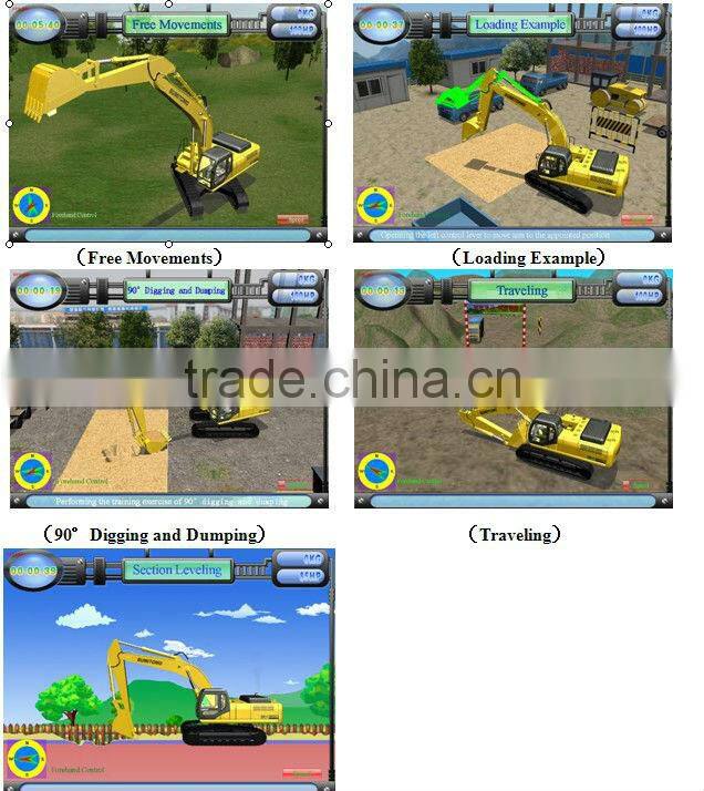 auto electrical driving training simulator with CE