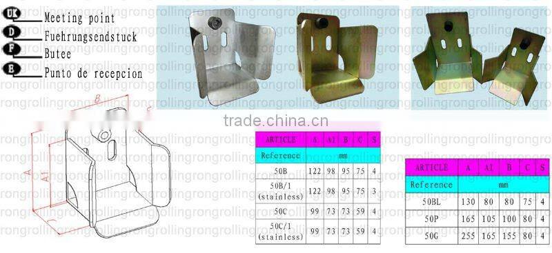 sliding gate track for hanging wheels and cantilever gate wheels