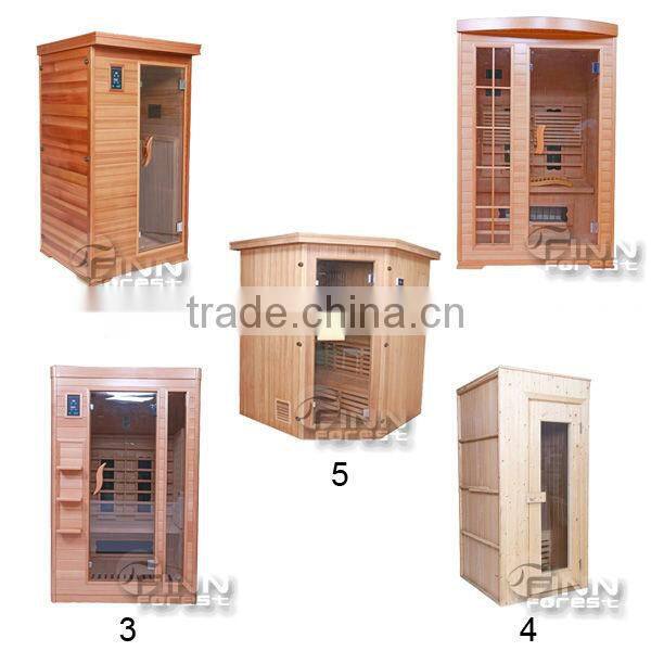 Outdoor 2-3 person use wooden sauna room home sauna