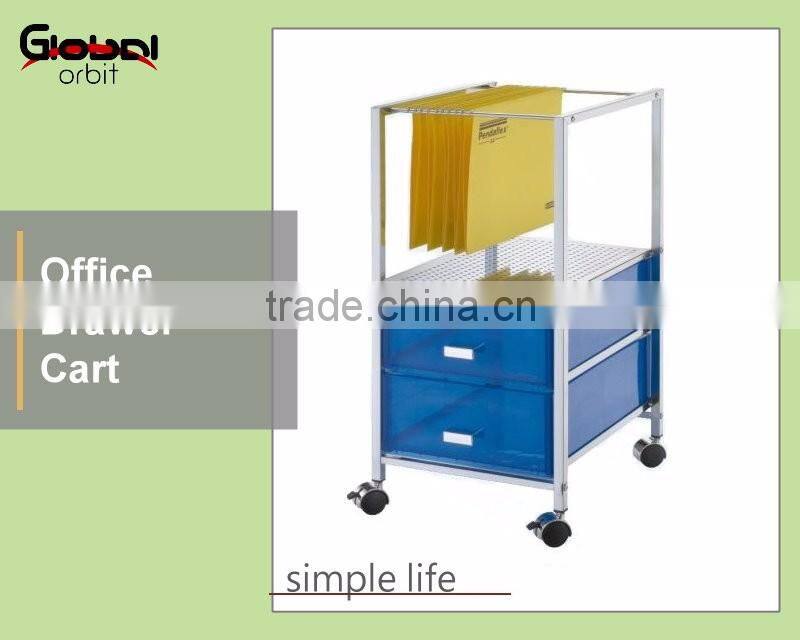 Storage Organization Mobile K/D Office Drawer Cart With Wheels