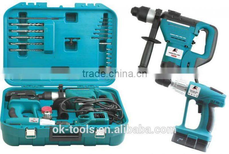 OK-tools Combination Power Tools 2 kinds of Cordless Electric tool set