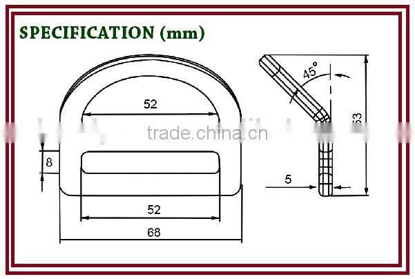 227 Personal Protective Equipment Stamped Bent Steel D-Ring
