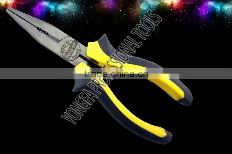 YF2319 Europe style combination plier with spray sand finished