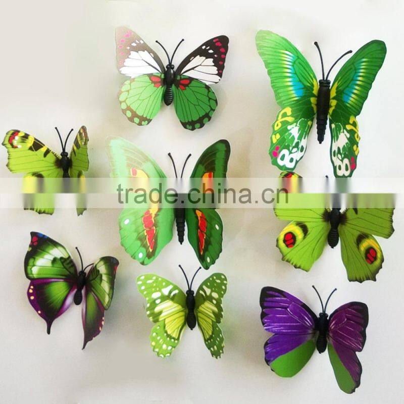 3D Butterfly Wall Sticker 12pcs/Set Decor Sticker