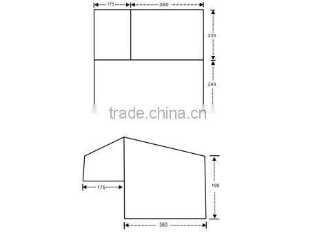 4x4 jeep 4 wheel motorcycle hard floor Australia Style Car Trailer tent For sale