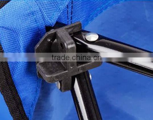 Heavy duty and durable folding camping chair with cup holder