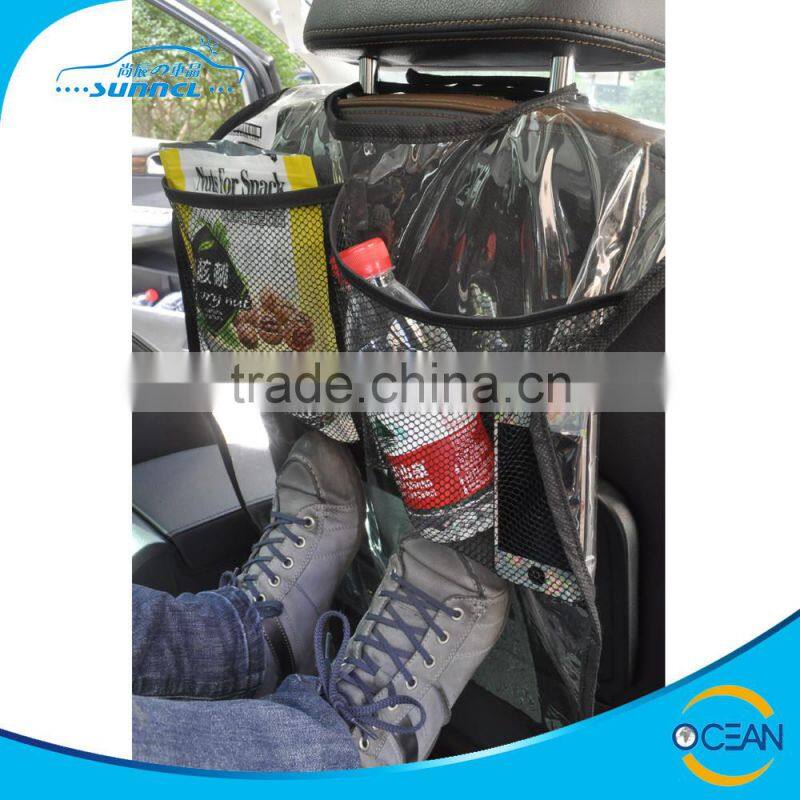 Car Kick Mat Organizer , Storage Toys Bag for Baby and Kids