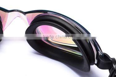 Cheapest oem logo advanced waterproof mirror coating swimming goggles