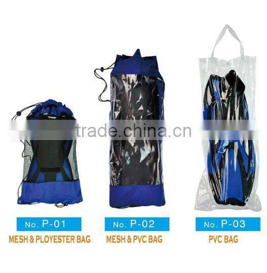 Professional high quality silicone adjustable adult long diving fins flippers