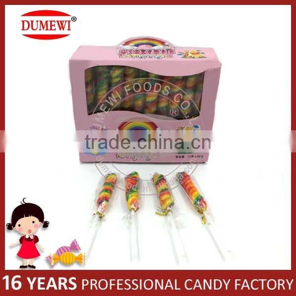 Fruit Flavor Handmade Twisty Colorful Lollipops