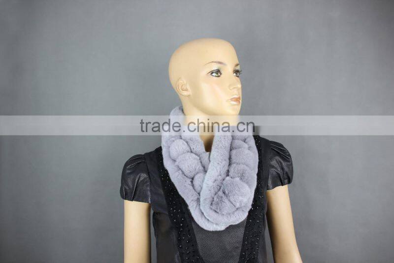 High Quality Knitted Rex-Rabbit Scarf