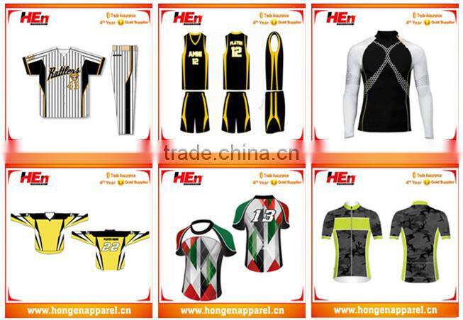 Hongen apparel subliamtion teenage stripe short sleeve soccer set
