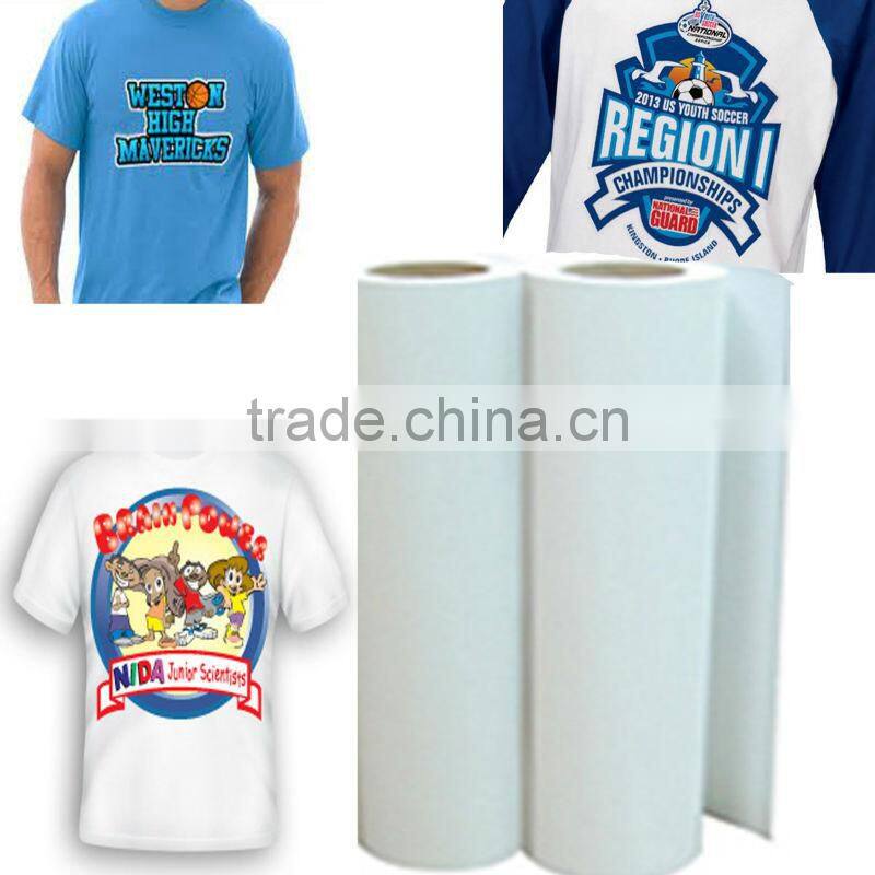 Dark t-shirt heat transfer paper roll