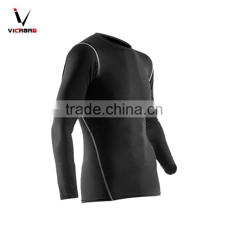 Wholesale Long Sleeve tshirt Plus Size Breathable Fast-drying fitness apparel manufacturers