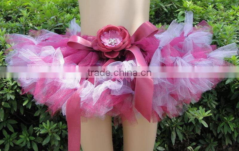 Wholesale toddler baby petit skirt hand weave pettiskirts