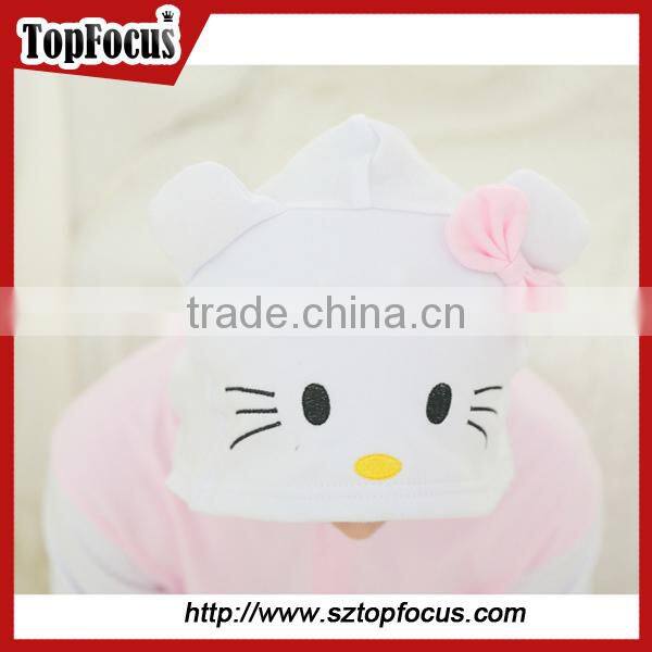 Sexy cat pattern cotton onesie adult spring jumpsuit pajama for sale